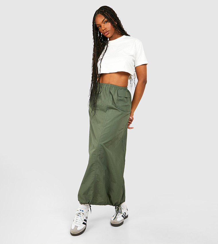 Long khaki skirts xl hotsell