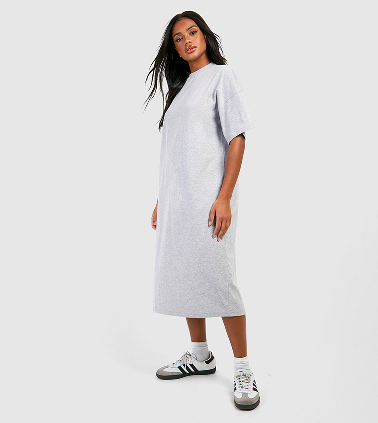 Oversized midi clearance t shirt dress