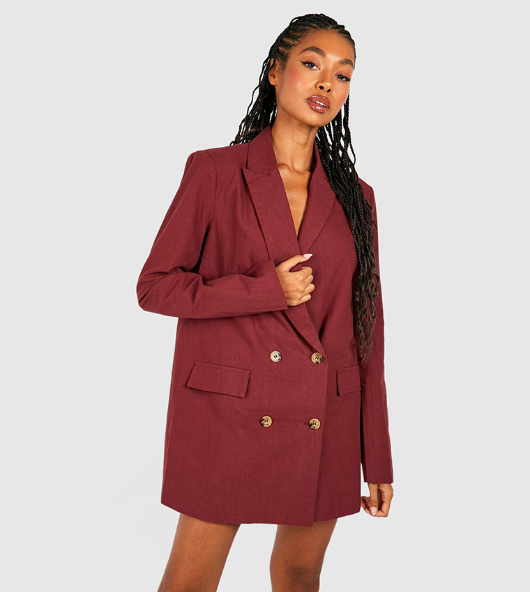 strapless open back dress Liba Wine Blazer Dress – Lady Biba US
