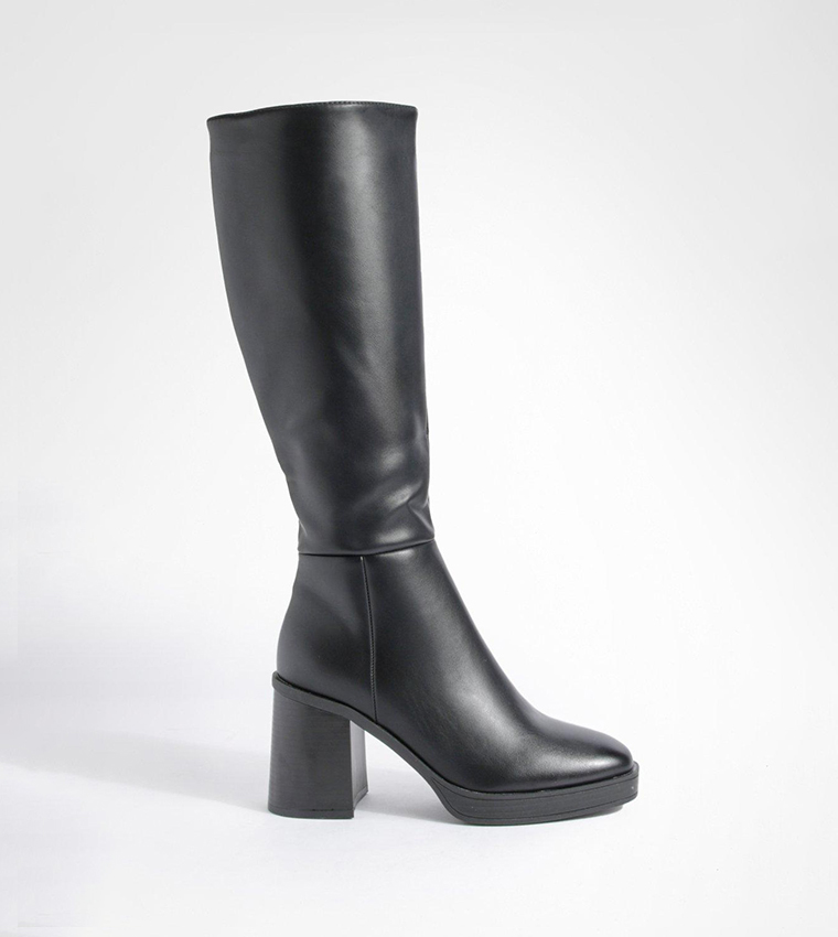 Platform knee store high boots