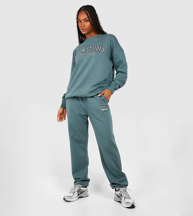 Teal joggers store