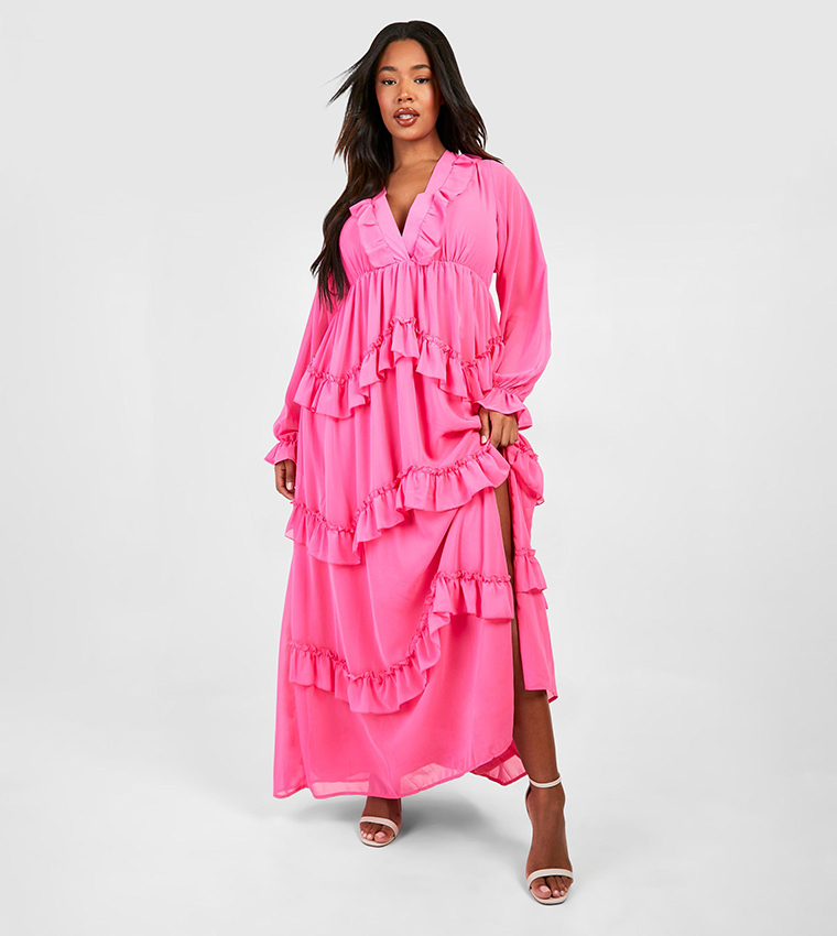 chinese dress ladies Anais Tiered Ruffle Maxi Dress main image 0