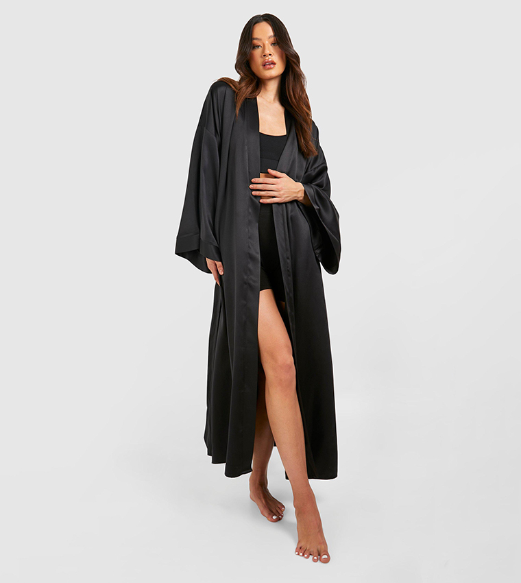 Maxi kimono night robe best sale