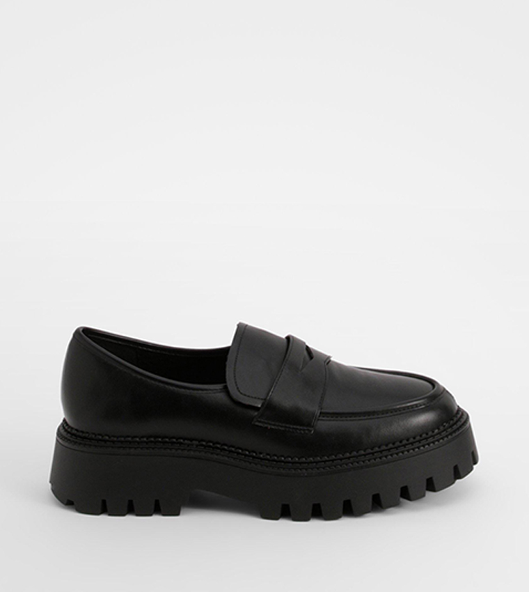 Wide Fit Chunky Sole Loafers