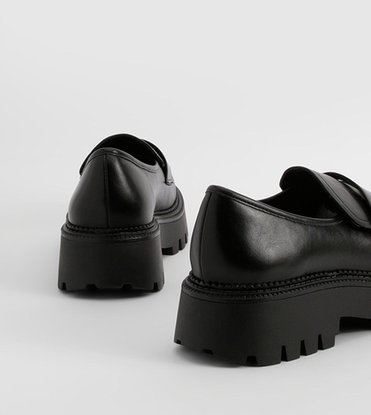 Wide Fit Chunky Sole Loafers