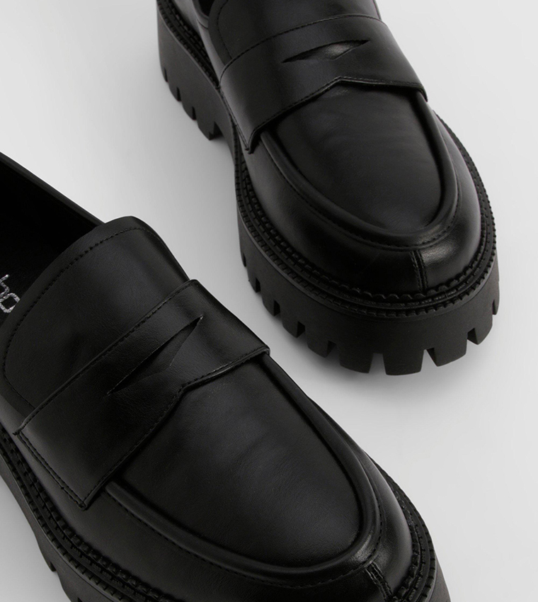 Wide Fit Chunky Sole Loafers