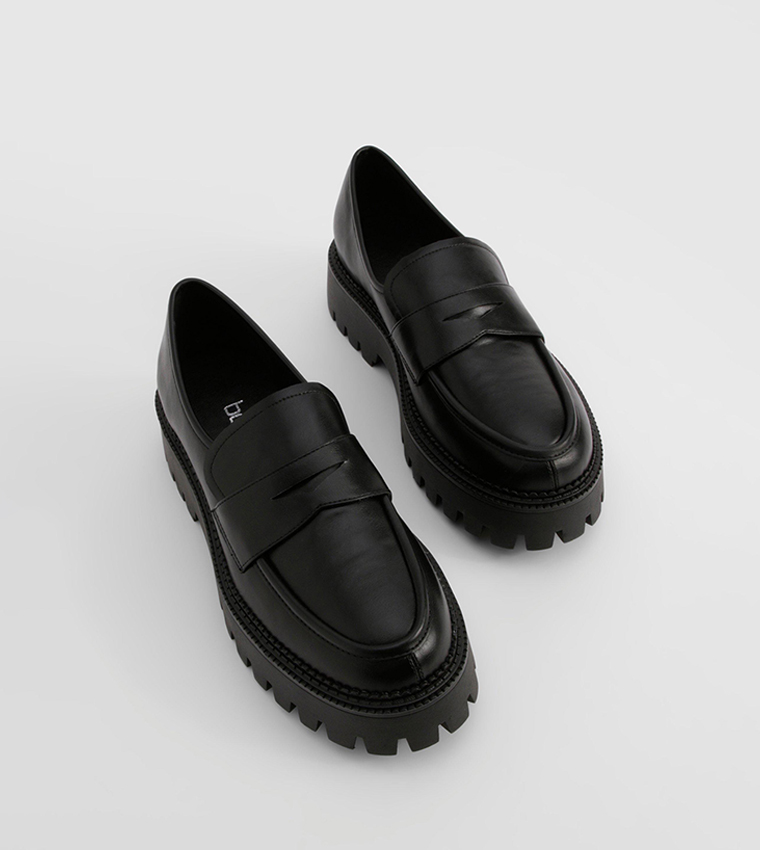 Wide Fit Chunky Sole Loafers