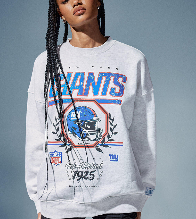 New york giants grey sweatshirt hotsell