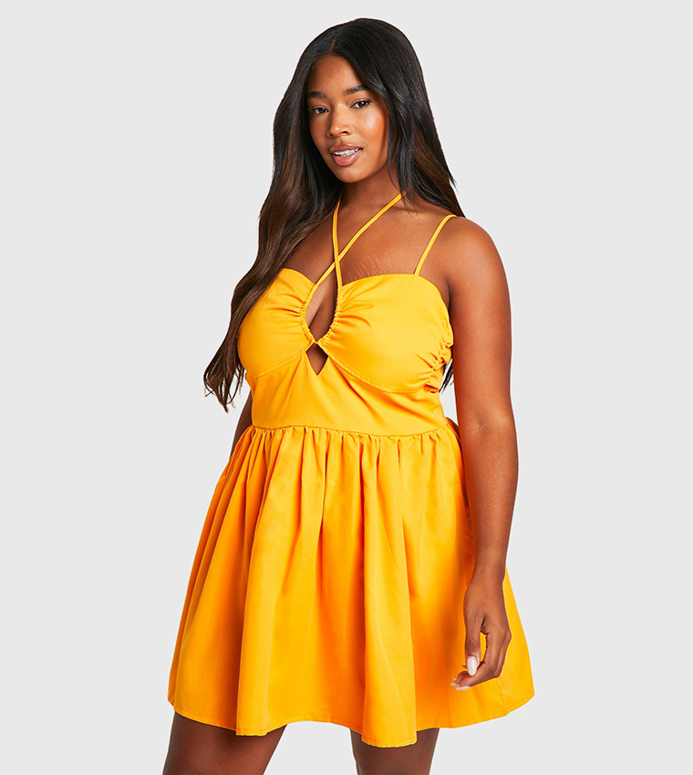 plus size orange skater dress Amazon.com: Plus Size Dress Women PVC Long Sleeve Mini Dress Pleated Skater Vestido Glossy,Orange,M : Clothing, Shoes & Jewelry