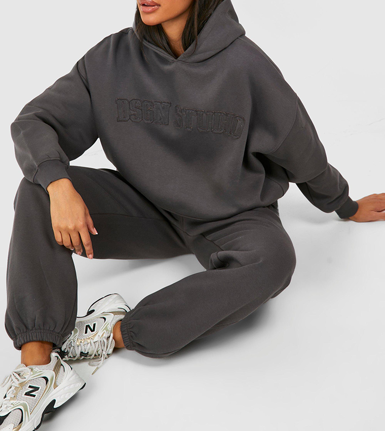 DSGN Studio Self Fabric Applique Oversized Joggers