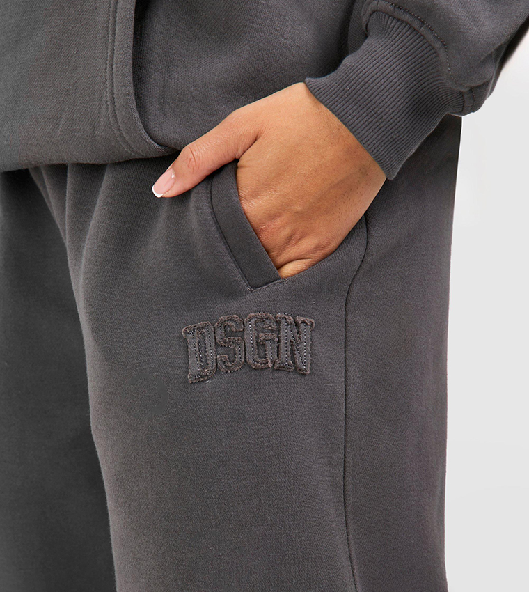 DSGN Studio Self Fabric Applique Oversized Joggers