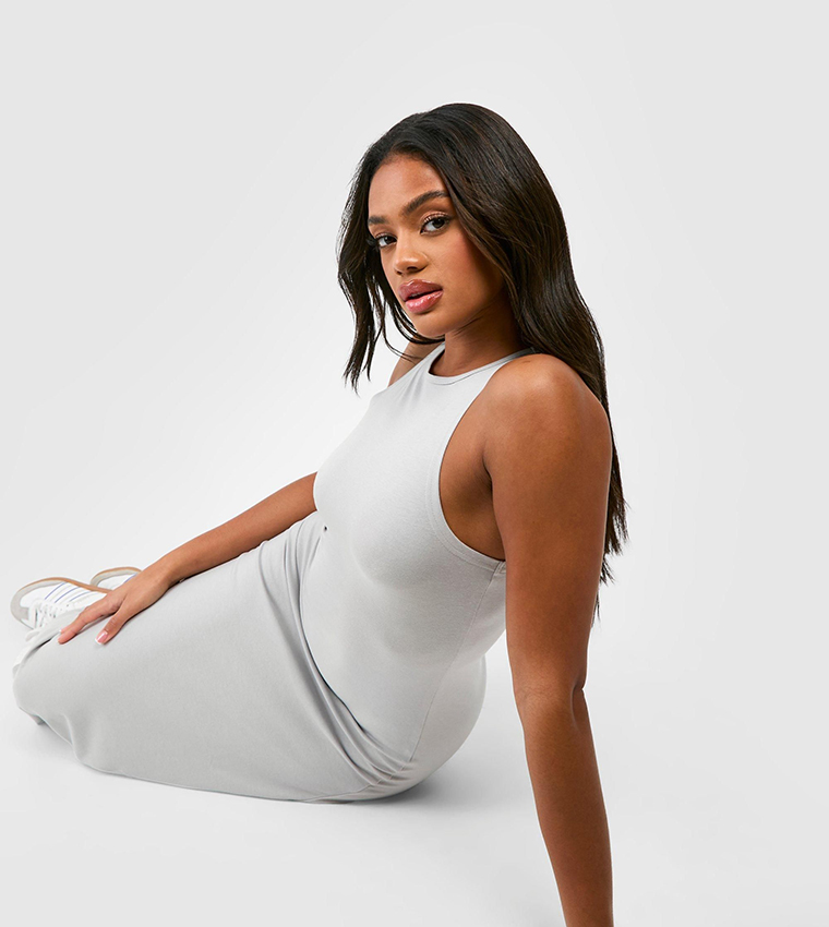 Racer Neck Modal Maxi Dress