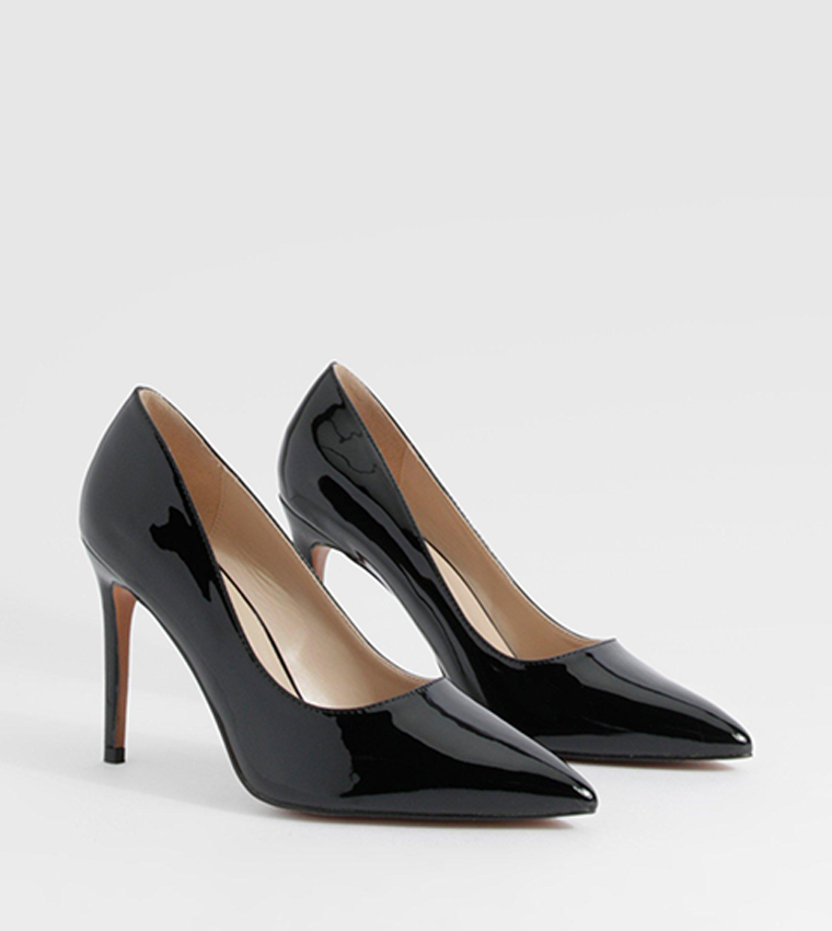 Wide Fit Pointed Toe Stiletto Heel Pumps
