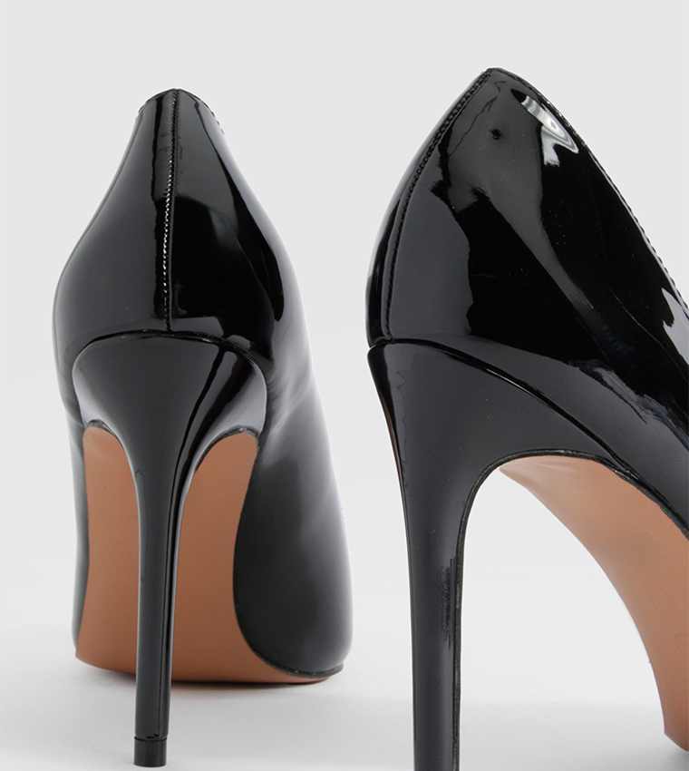 Wide Fit Pointed Toe Stiletto Heel Pumps