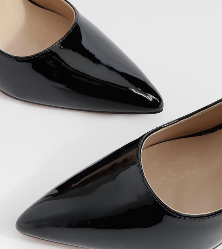 Wide Fit Pointed Toe Stiletto Heel Pumps