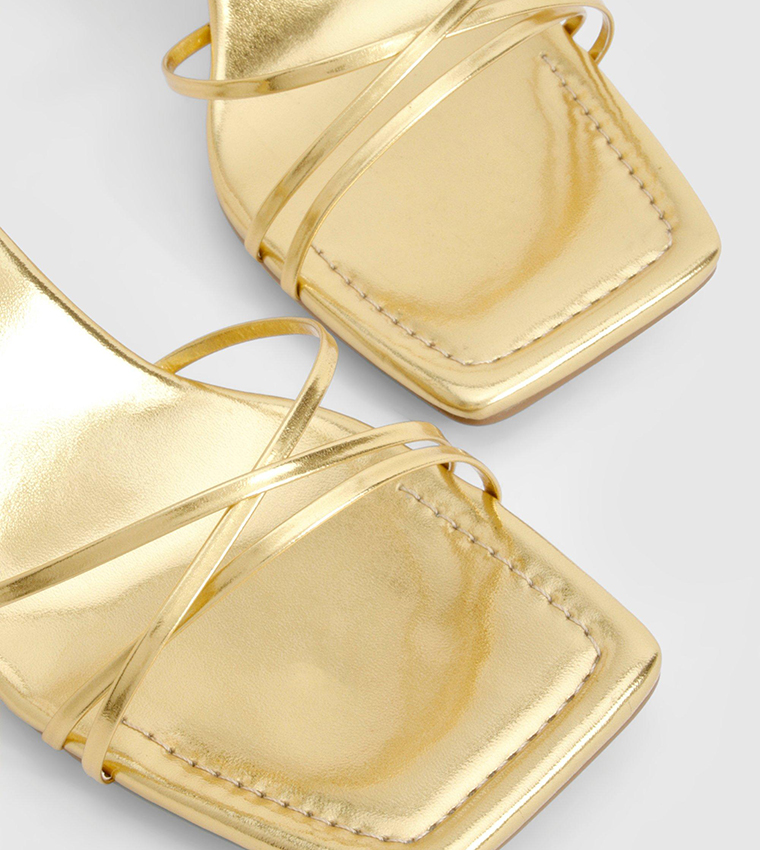 Ankle Tie-Up Heel Sandals