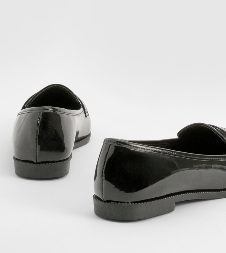 Wide Fit Patent Loafers