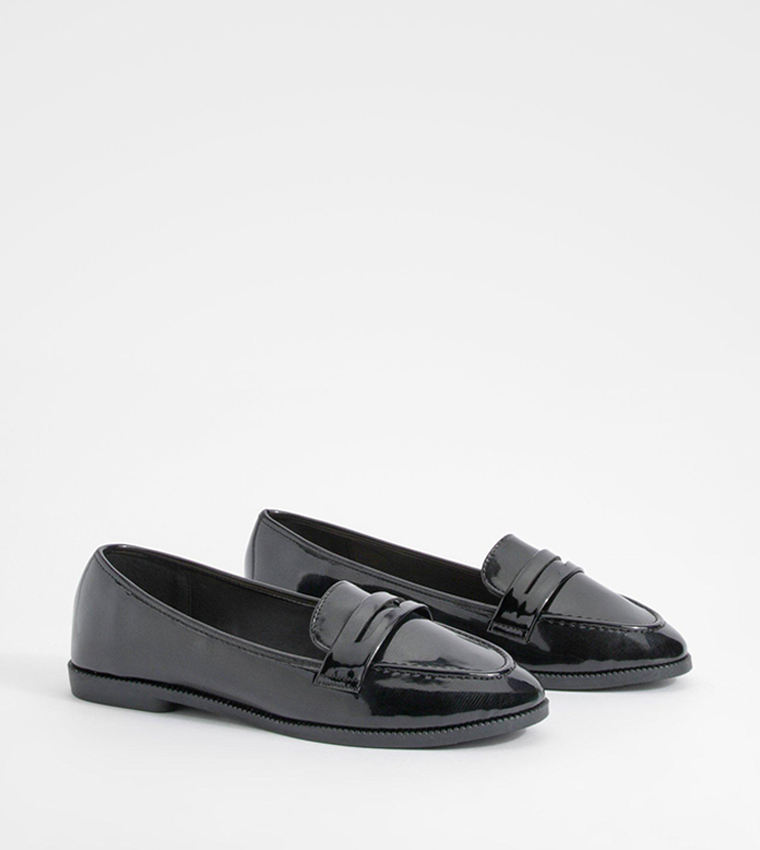 Round Toe Basic Loafers