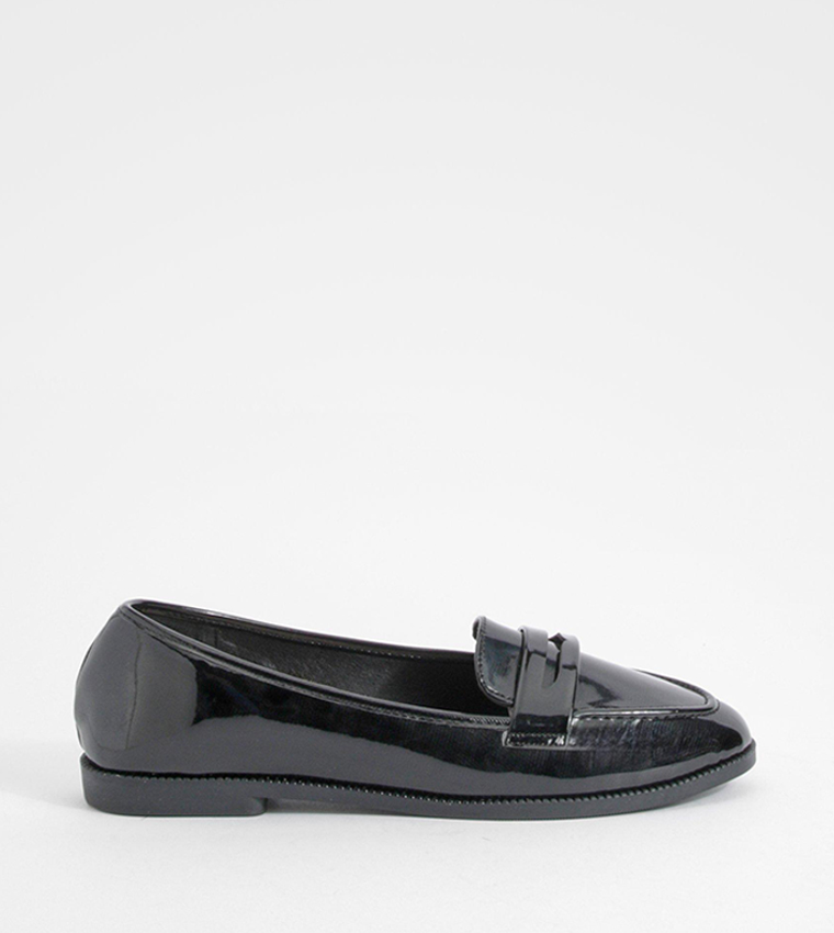 Round Toe Basic Loafers