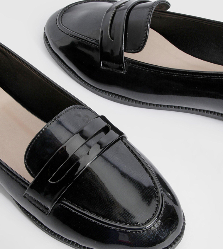 Round Toe Basic Loafers