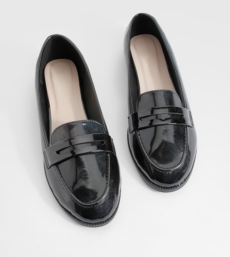 Round Toe Basic Loafers