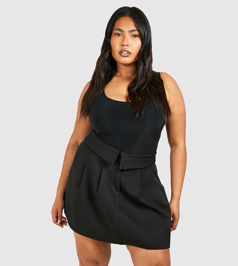 Plus size pleated tennis skirt best sale