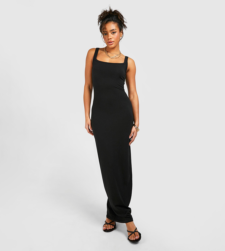 Buy Boohoo Premium Strappy Bodycon Dress In Black | 6thStreet Kuwait Buy Boohoo Premium Strappy Bodycon Dress In Black | 6thStreet Kuwait