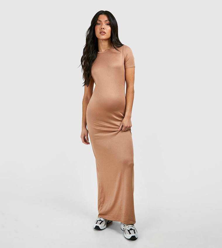 Bodycon maxi maternity dress hotsell