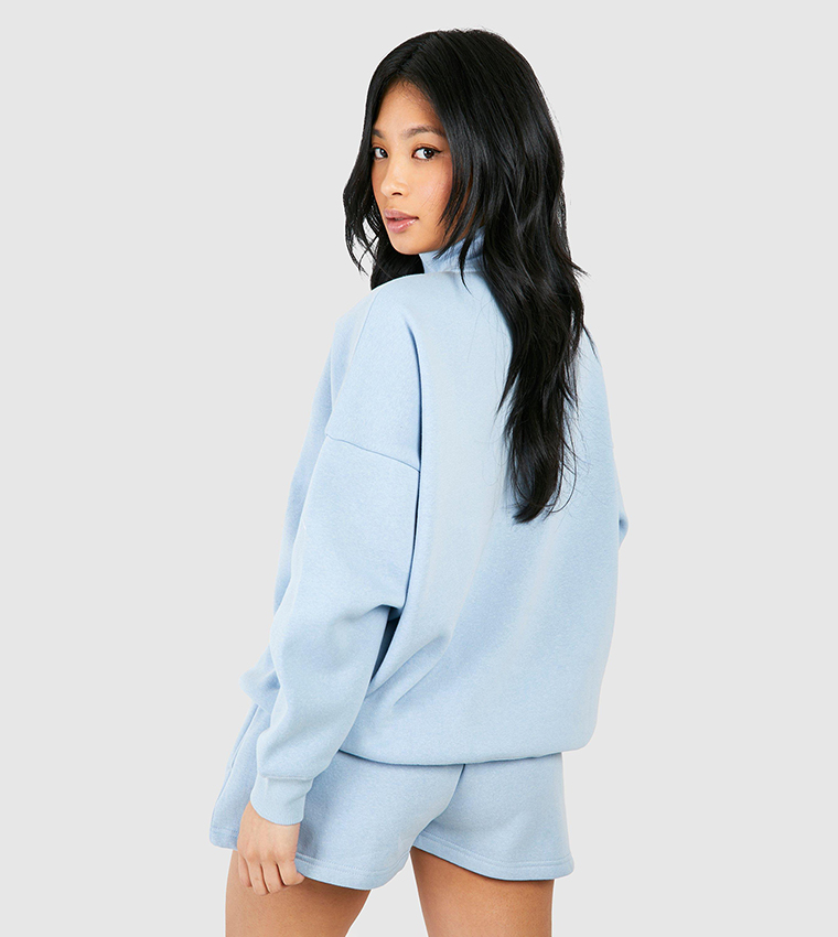 Petite Dsgn Studio Applique Half Zip Short Tracksuit