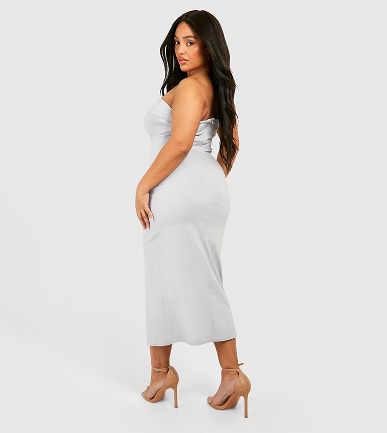 Bengaline Bandeau Utility Midaxi Dress