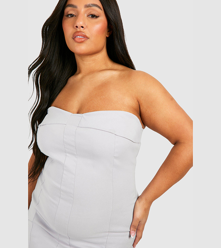 Bengaline Bandeau Utility Midaxi Dress
