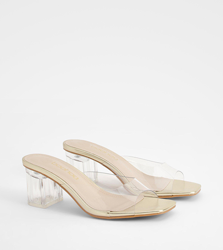 Open Toe Block Heel Sandals