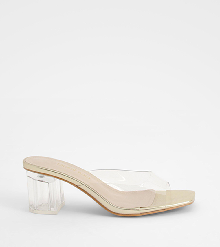 Open Toe Block Heel Sandals