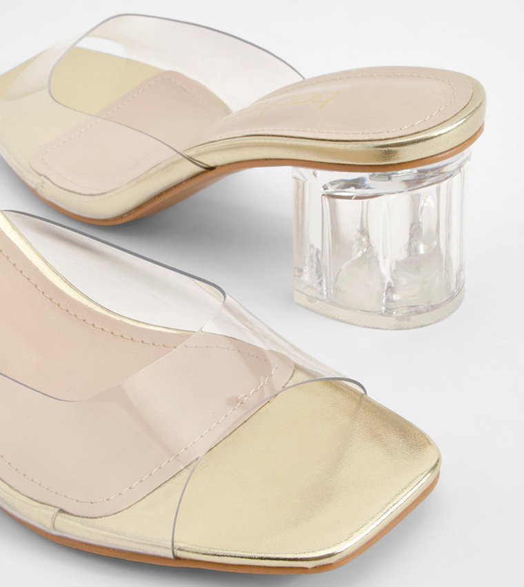 Open Toe Block Heel Sandals