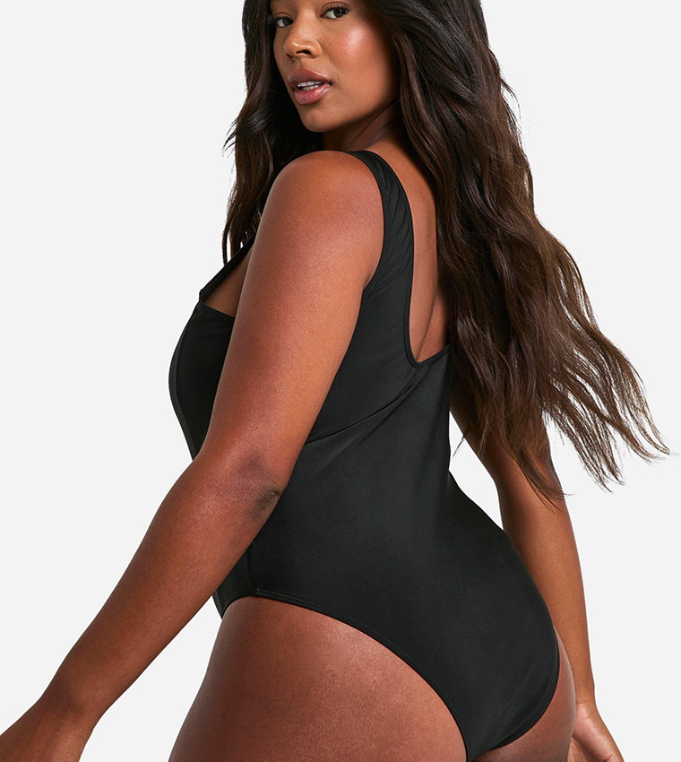 Curve Tummy Control Belted Swimsuit