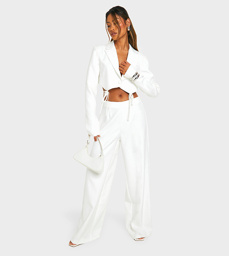 Wide Leg Tailored Trouser