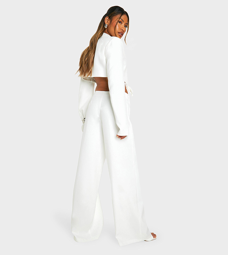 Wide Leg Tailored Trouser