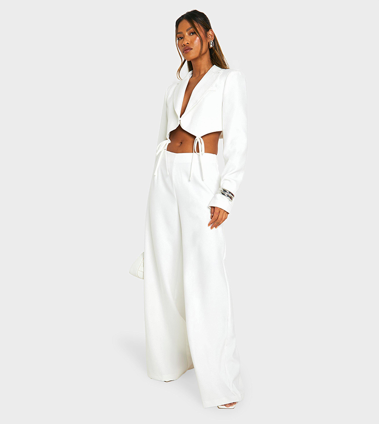 Wide Leg Tailored Trouser