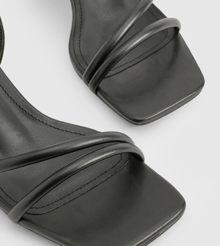 Ankle Strap Block Heel Sandals