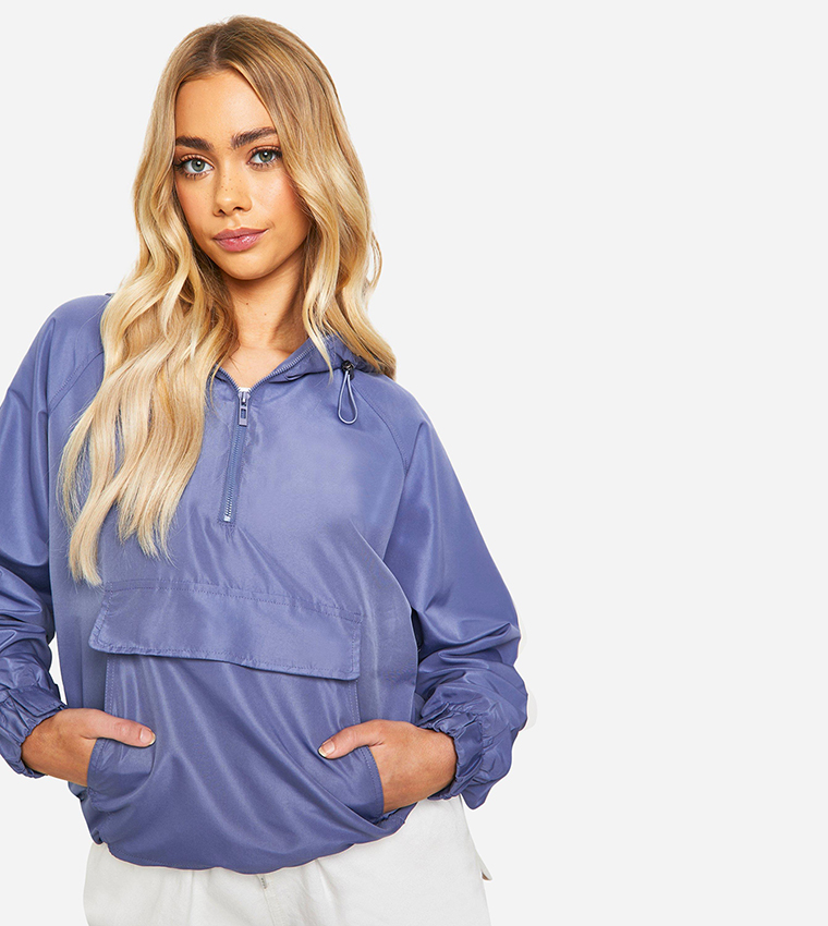 Hooded Half Zip Festival Mac