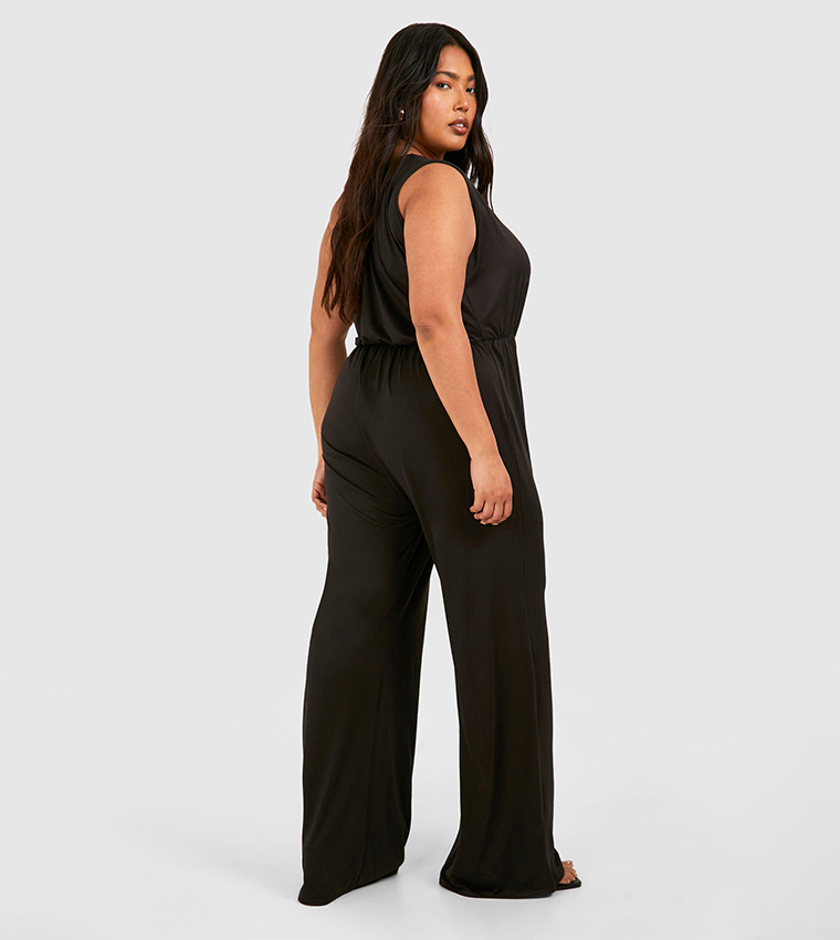 Black beach jumpsuit online