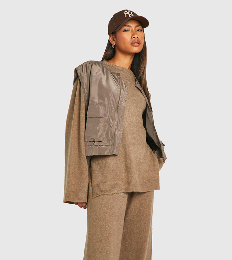 Soft Knit Jumper and Flared Trouser Knitted Co-Ord Set