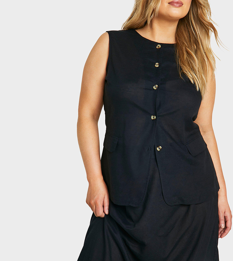 Curve Longline Waistcoat & Maxi Skirt Set