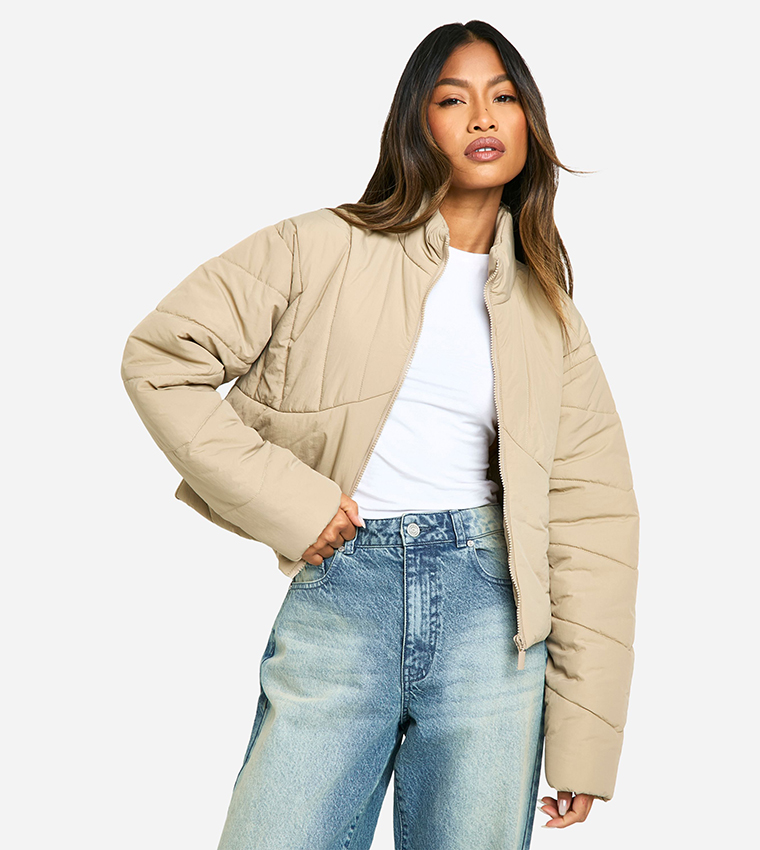 Seam Detail Puffer Jacket