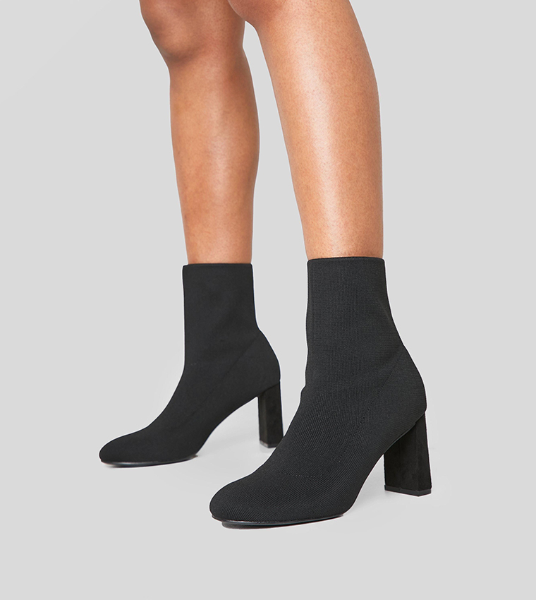 Ankle Length Flat High Ankle Boots Buy Boohoo Wide Fit Flat Heel