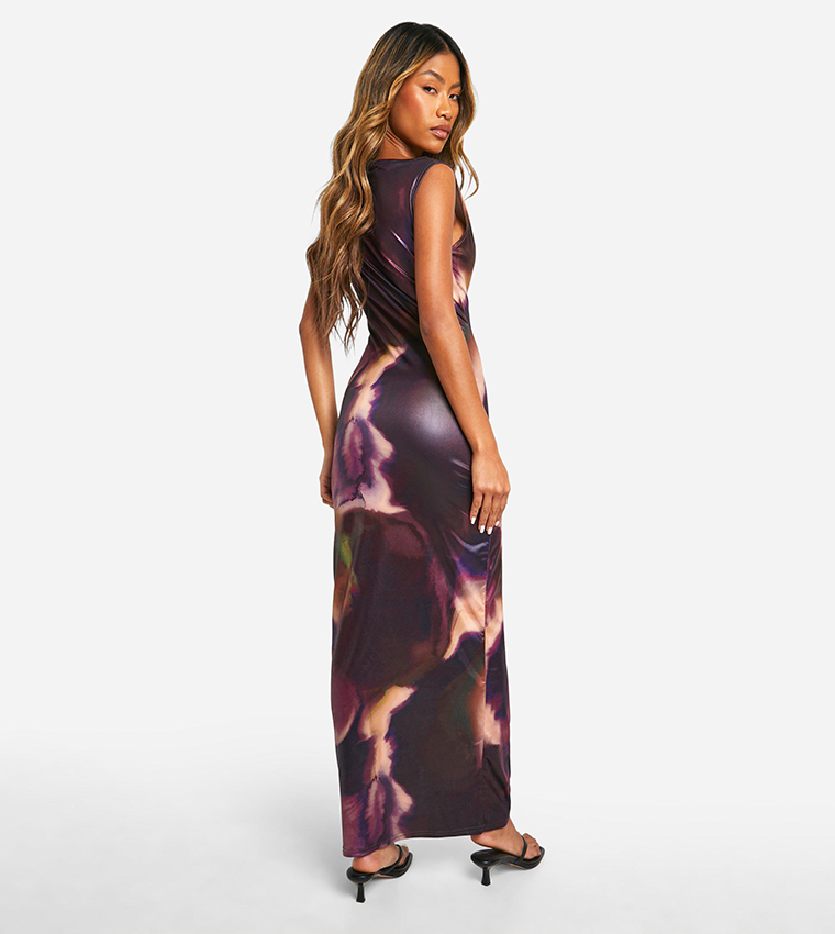Coated Pu Column Dress