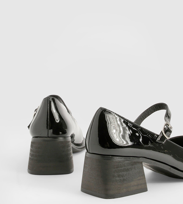 Patent Chunky Mary Janes