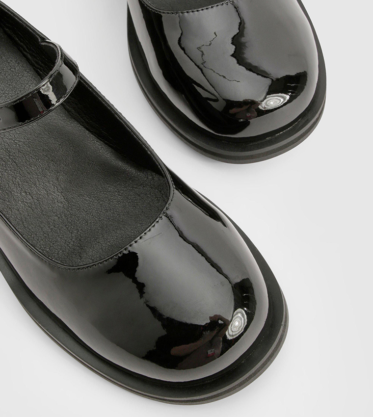 Patent Chunky Mary Janes