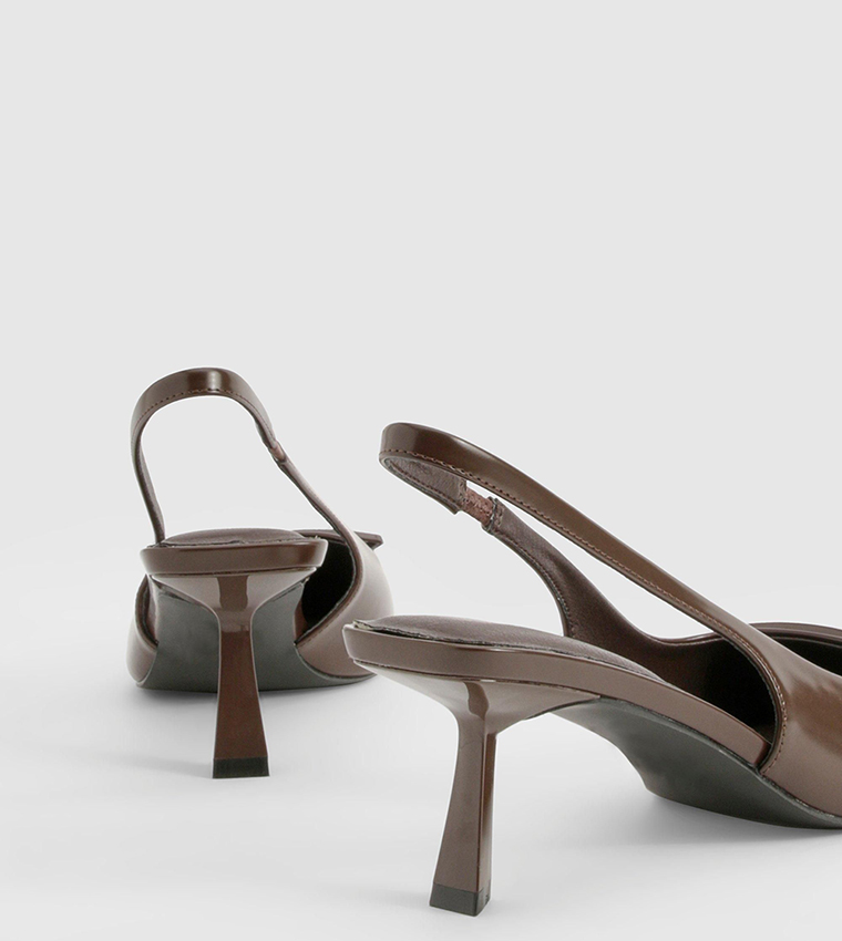 Trim Detail Slingback Pumps