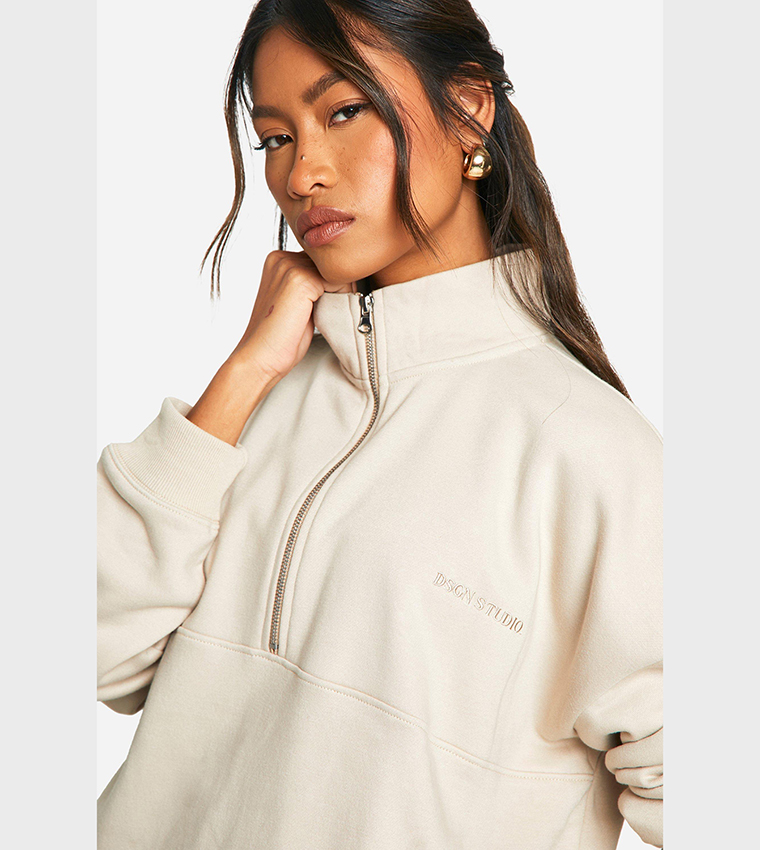 Dsgn Studio Embroidered Oversized Sweatshirt